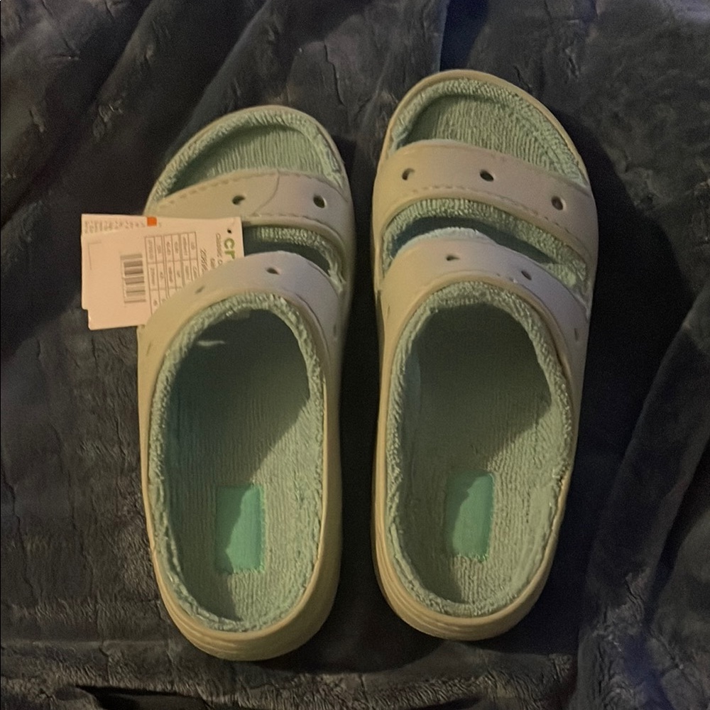 Croc Towel Slide Sandals